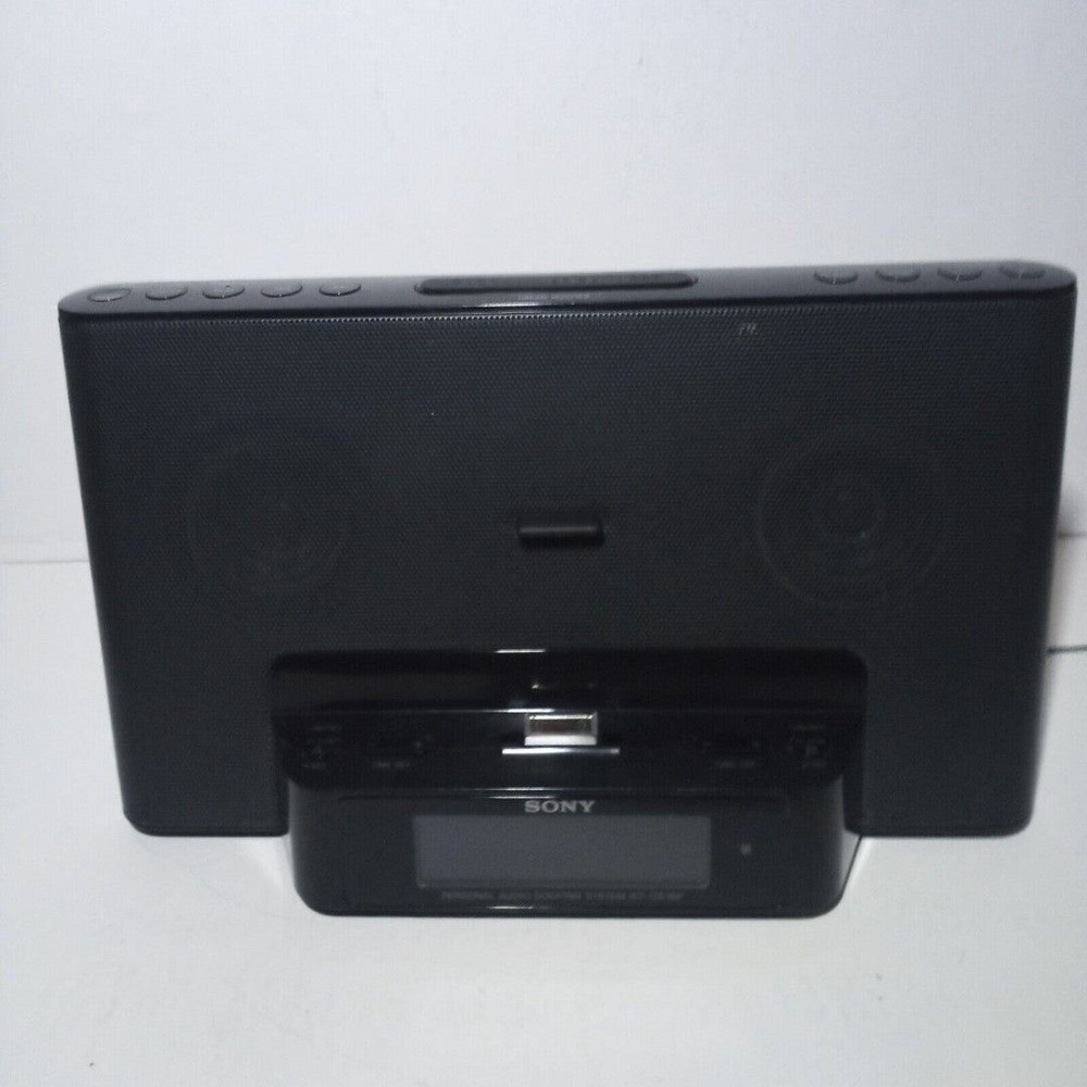 Sony ICF-CS10iP AM / FM Dream Machine IPOD Dock Black Model - No Remote